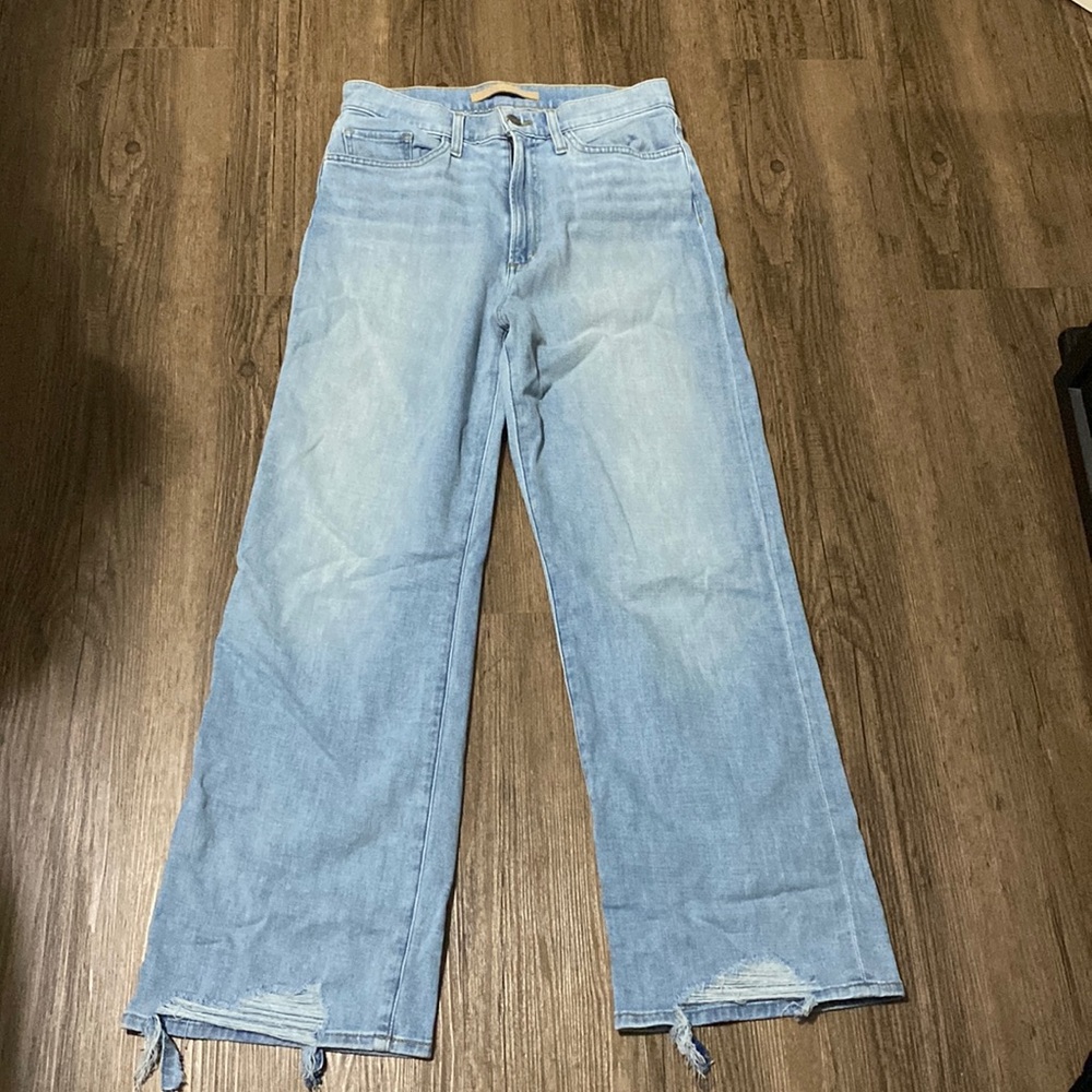 Joe’s Jeans The Blake High Rise Wide Leg crop jeans sz 28